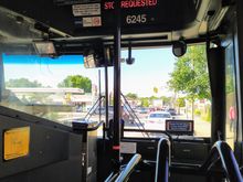 On the bus from JFK airport to picking up the subway A-train at