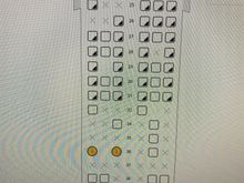 Does anyone know why row 29 & 36 is missing seat B? Can I assume that we will be sitting together?  Thanks. 