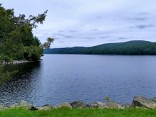 The Barkhamsted Reservoir, near Winsted in Connecticut