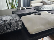 QR Box vs amenity kits (male and female) - side view