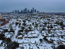 View of downtown from the East