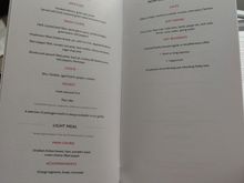  AC827 business class menu