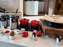 Rice and Soups station