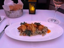 Cold appetizer was good.