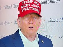 This doofus needs a longer slogan so he can have a higher hat! :rolleyes: