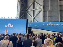 CEO welcoming guests