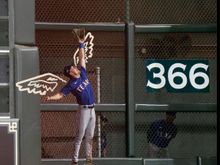 The wings show my bias but this was an amazing catch at the wall preventing a potential Houston run resulting in the 8th inning double play.