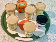 A selection of the ice creams 