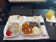 Steak and eggs and a screwdriver 