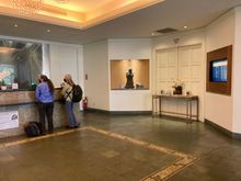 Lobby of the UA Club, scan your BP to gain access