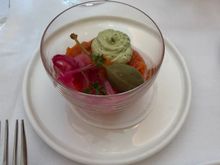 Hiltl veg tartare. Nice