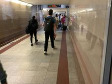 Tunnel to the platforms