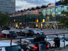Outside the station
