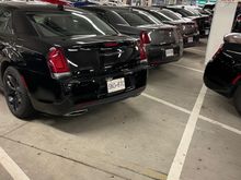 Sea of Chrysler 300s 