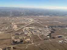 OKC after a quick turn back to the south after takeoff
