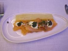 Potato terrine appetiser 
