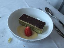 I'm not really a dessert person but the opera cake was decent.