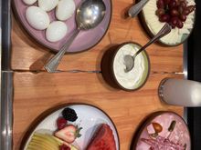 Cold cuts and fruit