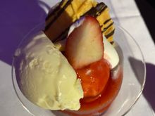 This sundae was actually my first pick for dessert but the super awesome purser didn’t know if it was available for me so at the end of the meal when one was available, she brought it to me.    Delicious!