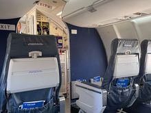 A CRJ-200 with 30 seats... Contour Airlines to Kirksville, MO. 
