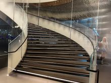 Stairs to the restaurant 