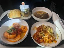 Shrimp+Chicken+Lamb - no greens needed :)