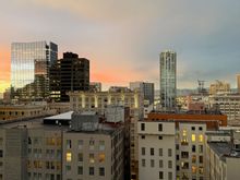View from the balcony in the morning