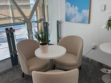 VIP area in YVR Skyteam lounge