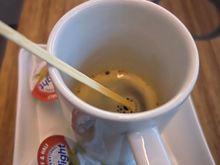 Double espresso to wash it down