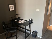 Desk area off the entrance