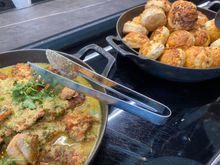 From the buffet : hot items 