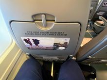 Decent legroom, honestly better than I expected.