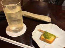 Check-in beverage and snack