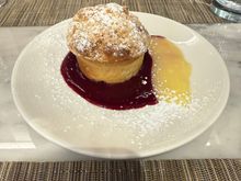 Lemon curd ricotta crumb cake