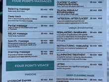 Spa price list