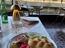 Breakfast in main restaurant 