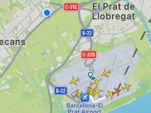 Close to the airport for the next morning 