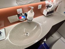 Sink with some toiletries