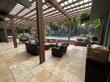 Private backyard