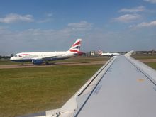 Three BA A320-family in one frame, a regular occurrence if you pass through Heathrow enough