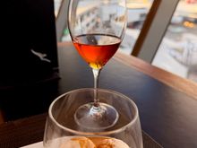 Affogato with Macadamia Liqueur (and a glass of Noble One) - superb. 