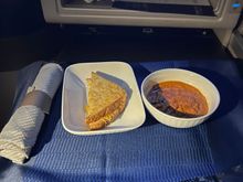 Grilled cheese and soup 