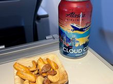 Warm snack mix and Cloud Cruiser IPA.