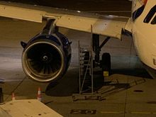 Dent in slat (barely visible but just left of ladder)