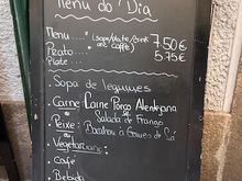 Our first Menu do Dia in Portugal