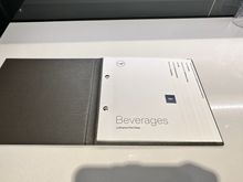 Drink menu