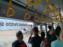 Bus to aircraft :)