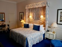Room from bathroom door 