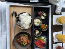 Tokyo tower view of the Japanese breakfast.