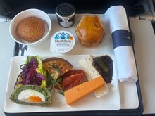 Vegetarian special meal; exactly the same thing served to WiSK, who was sat next to me, as the Hindu special meal